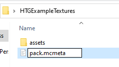Crie um arquivo de texto chamado “pack.mcmeta” na sua pasta de texturas.