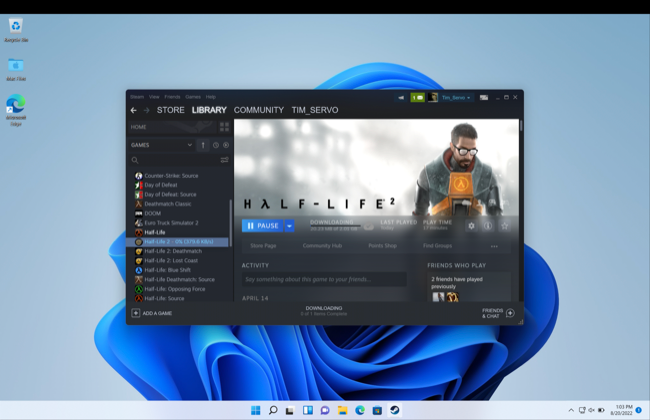 Parallels Desktop 18 Steam no Windows 11 ARM