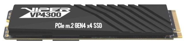 Unidade Viper VP4300 PCIe M.2 Gen4 x4 NVMe