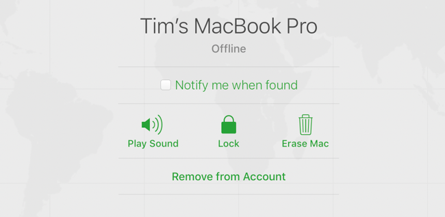 Remova um Mac do seu ID Apple com iCloud.com