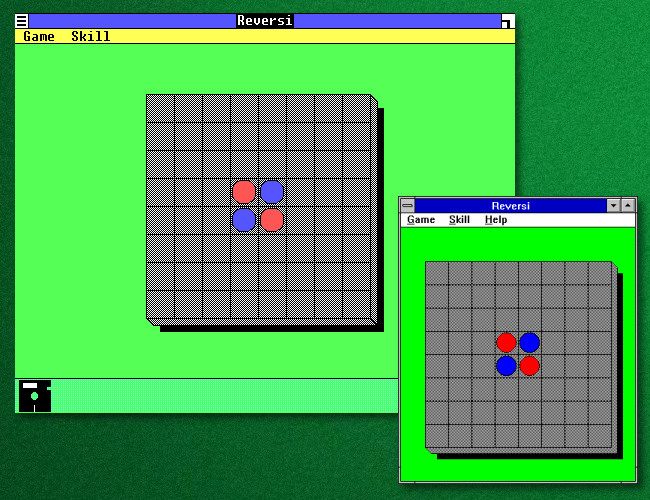 Capturas de tela do Microsoft Reversi