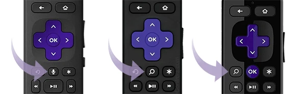 Controle remoto de voz Roku