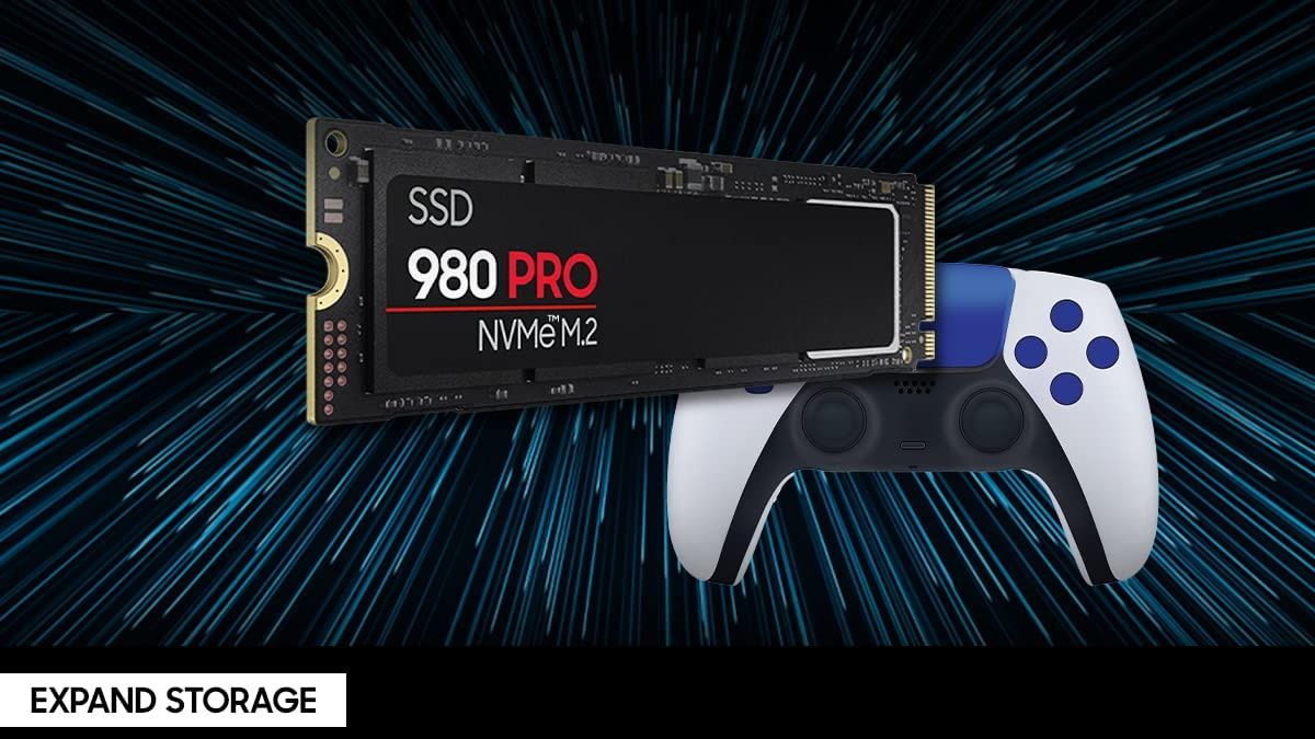 SSD Samsung 980 Pro com controlador de jogo