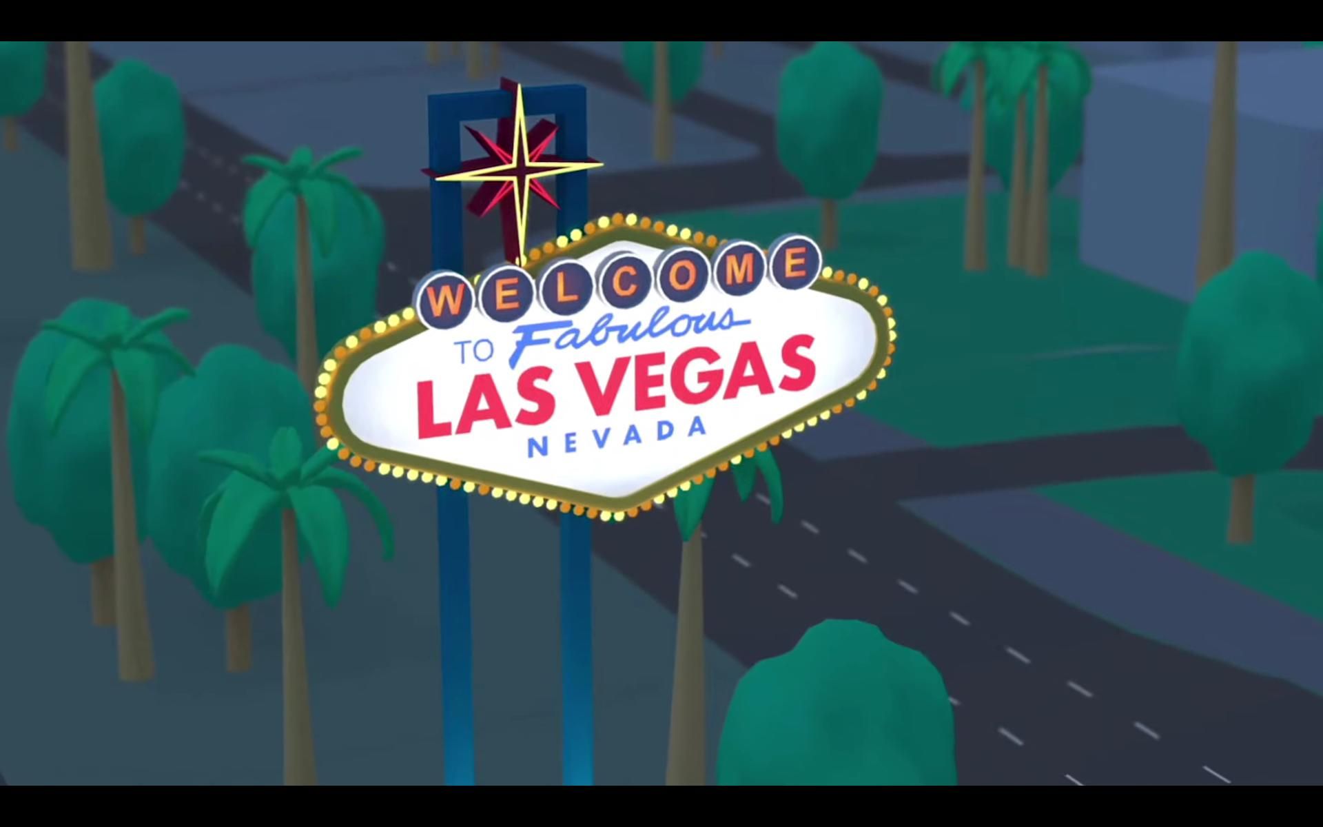 Las Vegas no Apple Maps