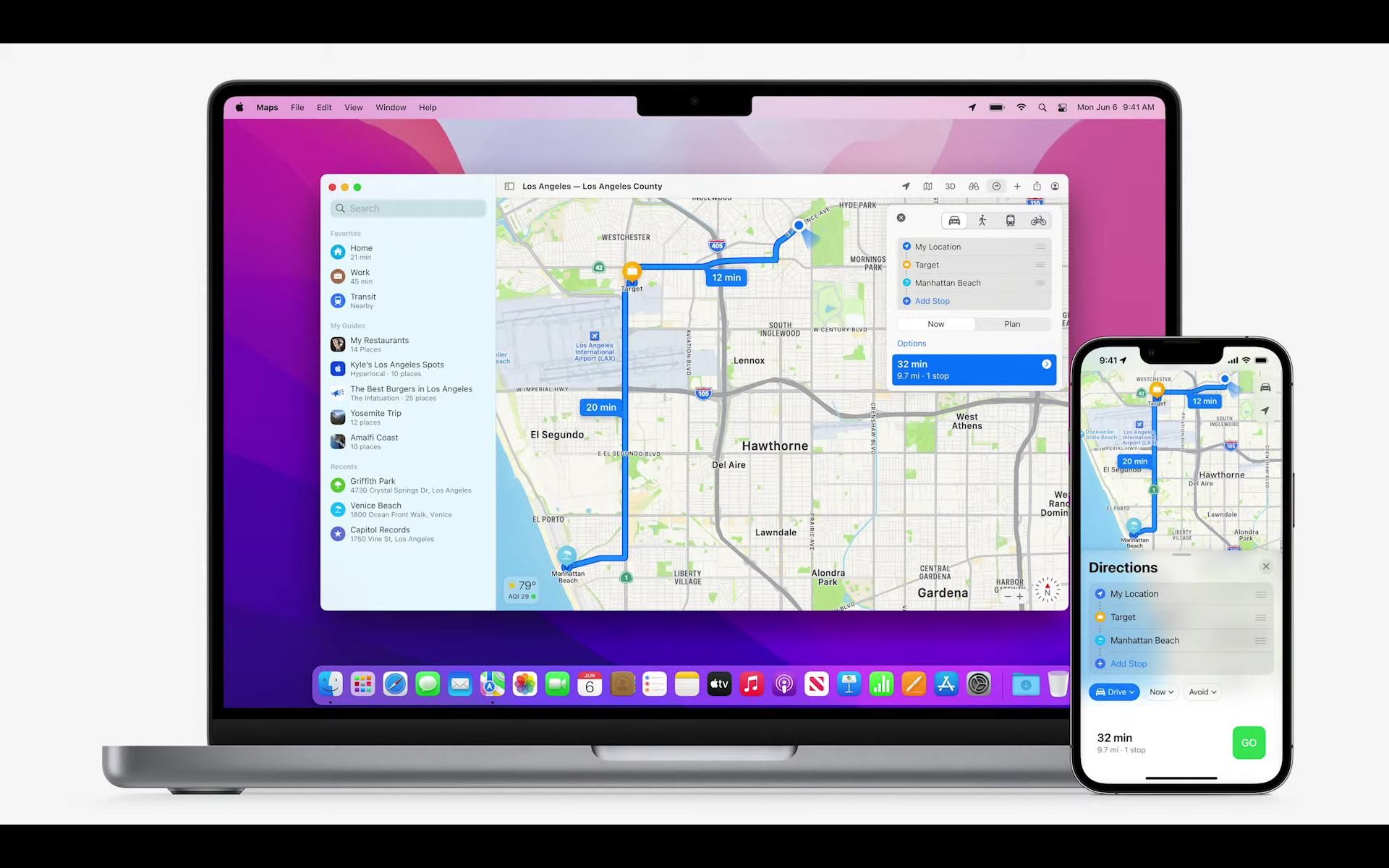 Apple Maps no iPhone e Mac