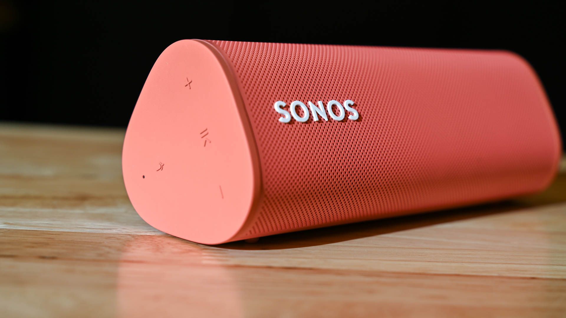 Botões laterais no Sonos Roam