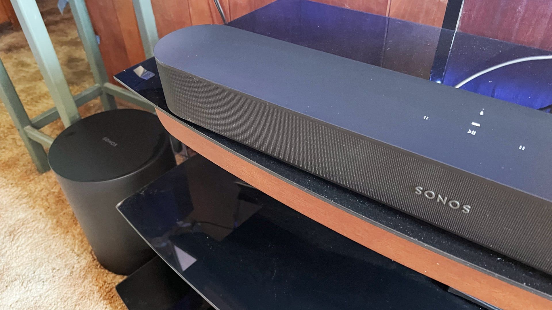 Sonos Sub Mini com Sonos Beam