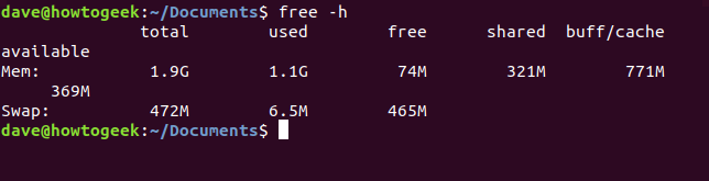 comando livre em uma janela de terminal