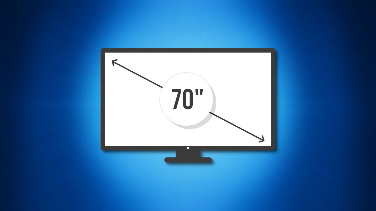 Medindo as dimensões diagonais de um aparelho de TV