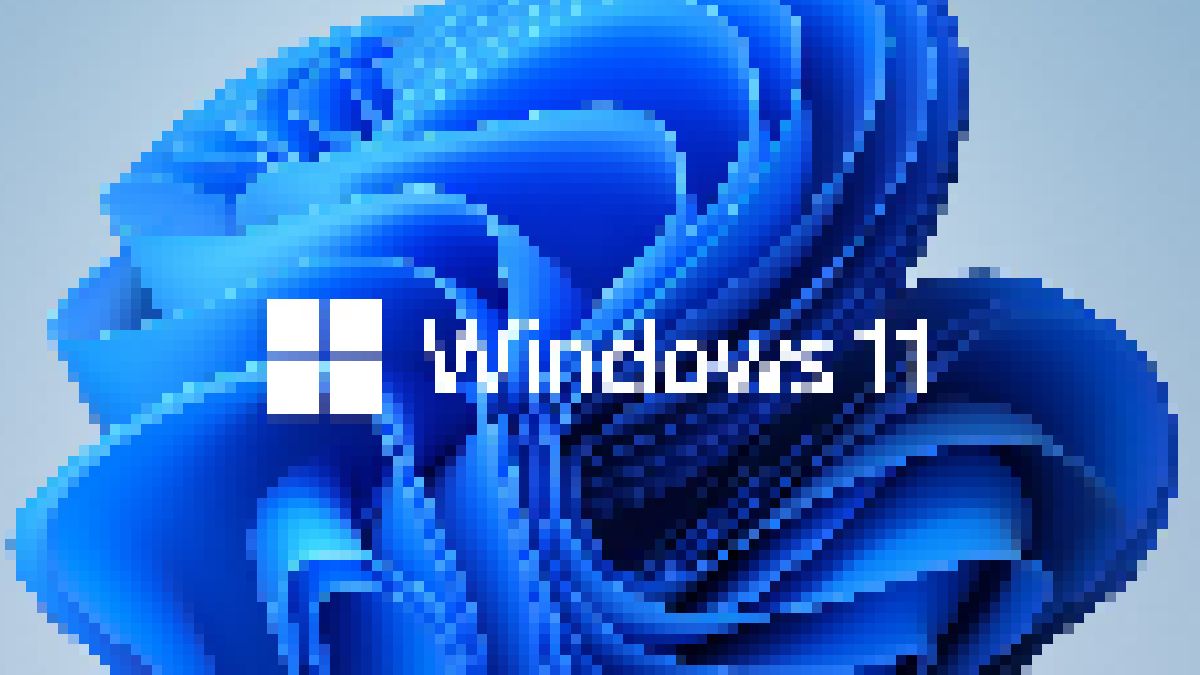 Logotipo pixelado do Windows 11